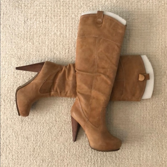 Cricket Dark Tan Report Tall Boot Size 8.5 - Picture 7 of 8